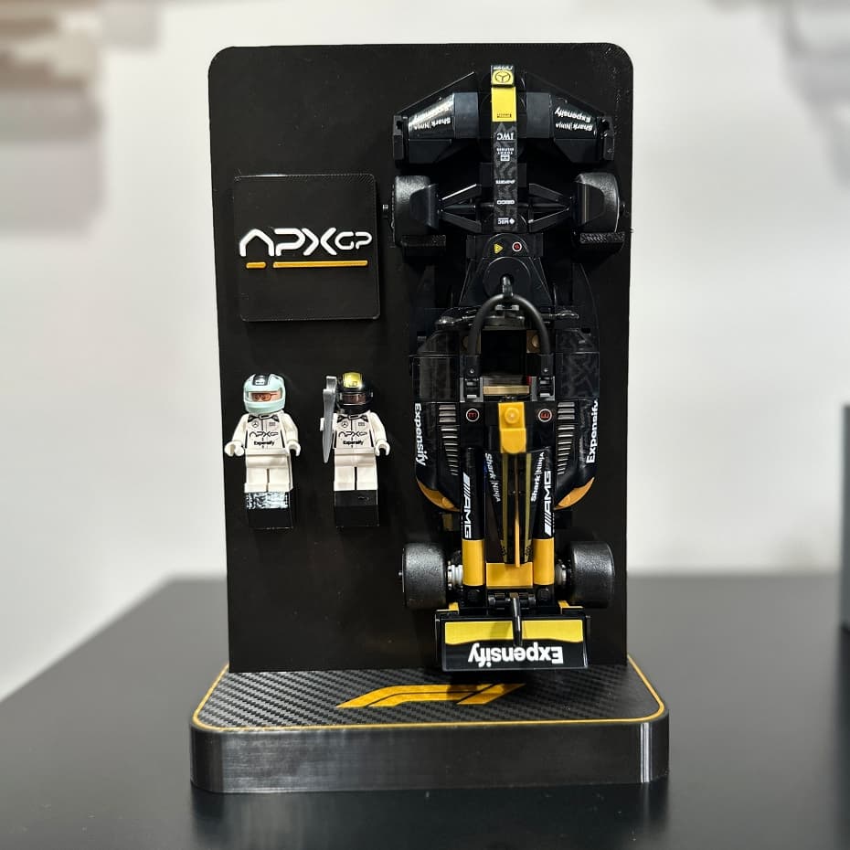 Display Expositor Premium APXGP Lego F1 77252 - Speed Champions