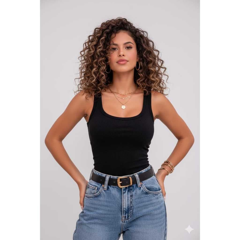 Regata Feminina Básica Casual - A Mas Vendida para o Dia a Dia
