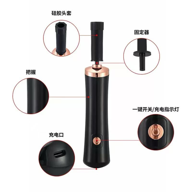 Agitador Misturador Cola Extensão Cílios Usb Recarregável ORV-379