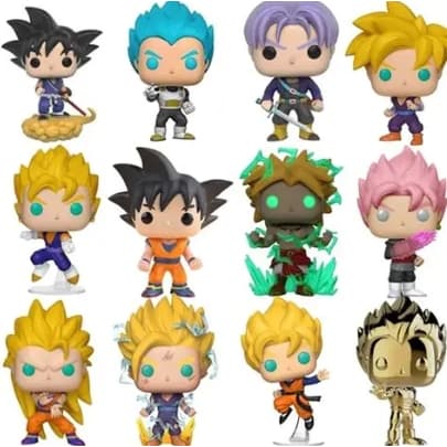 Bonecos Colecionáveis Dragon Ball Z -Com Caixa Personalizada