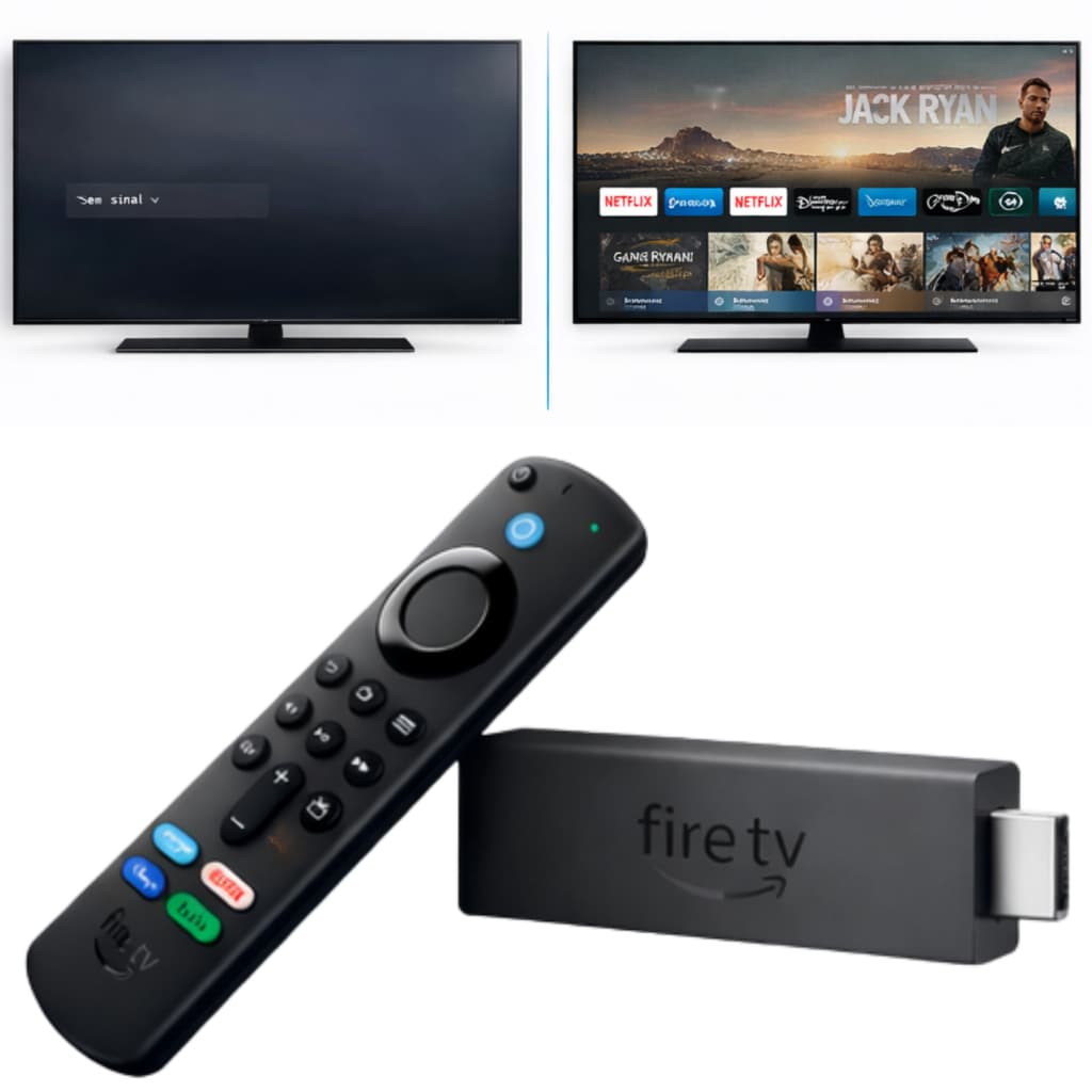 Fire TV Stick 4K Ultra HD Com Alexa Wi-fi 6 Original 3 Geração Amazon