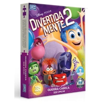 Quebra-cabeça 500 Peças Animação Divertidamente 2 Pixar game office - puzzle toyster