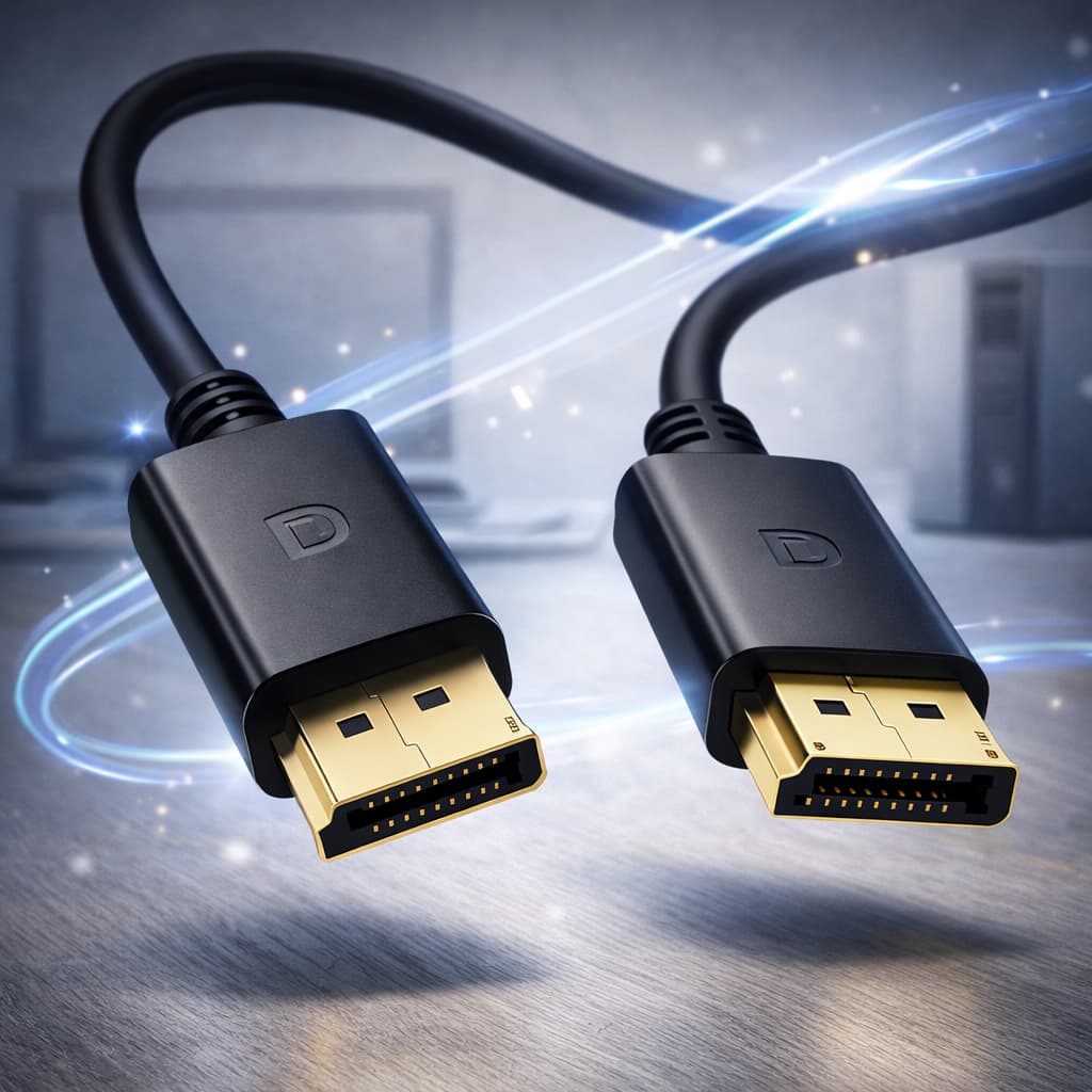 Cabo Displayport Dp 4K 120Hz Full HD Blindado Ultra Premium para PC Monitor TV Projetor