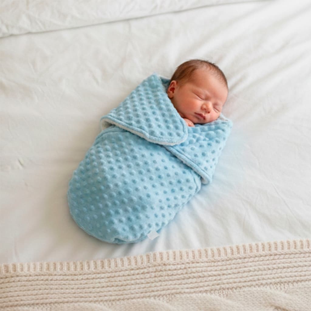 Saco de Dormir Casulo pra Bebê Recém Nascido Sherpa Inverno Cueiro Menino Menina Premium 01 Peça