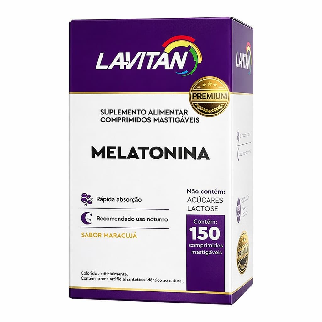 Lavitan Sono Sabor Maracuja 150 Comprimidos Melatonina ORIGINAL