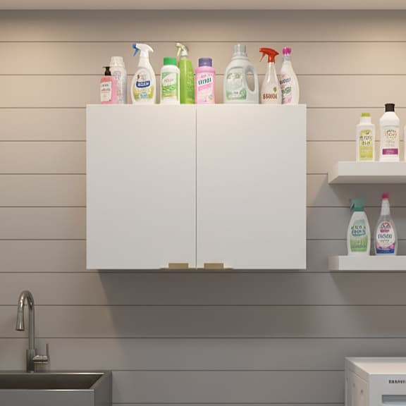 Armário de Lavanderia Multiuso 2 portas  - ideal para Organização