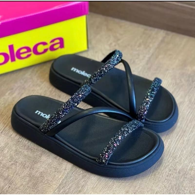 Sandália Feminina Moleca com Palmilha Acolchoada para Máximo Conforto