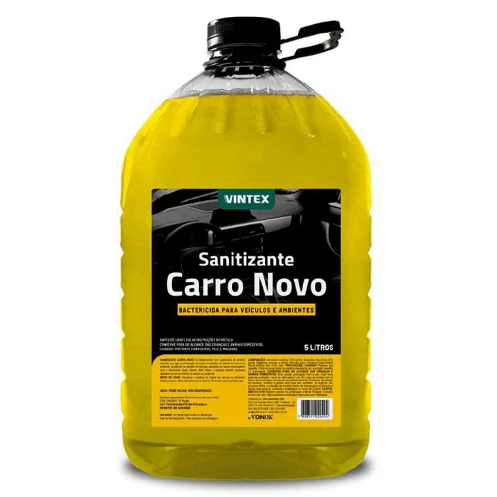 SANITIZANTE VINTEX/VONIXX - AROMA CARRO NOVO/FRESH 5l