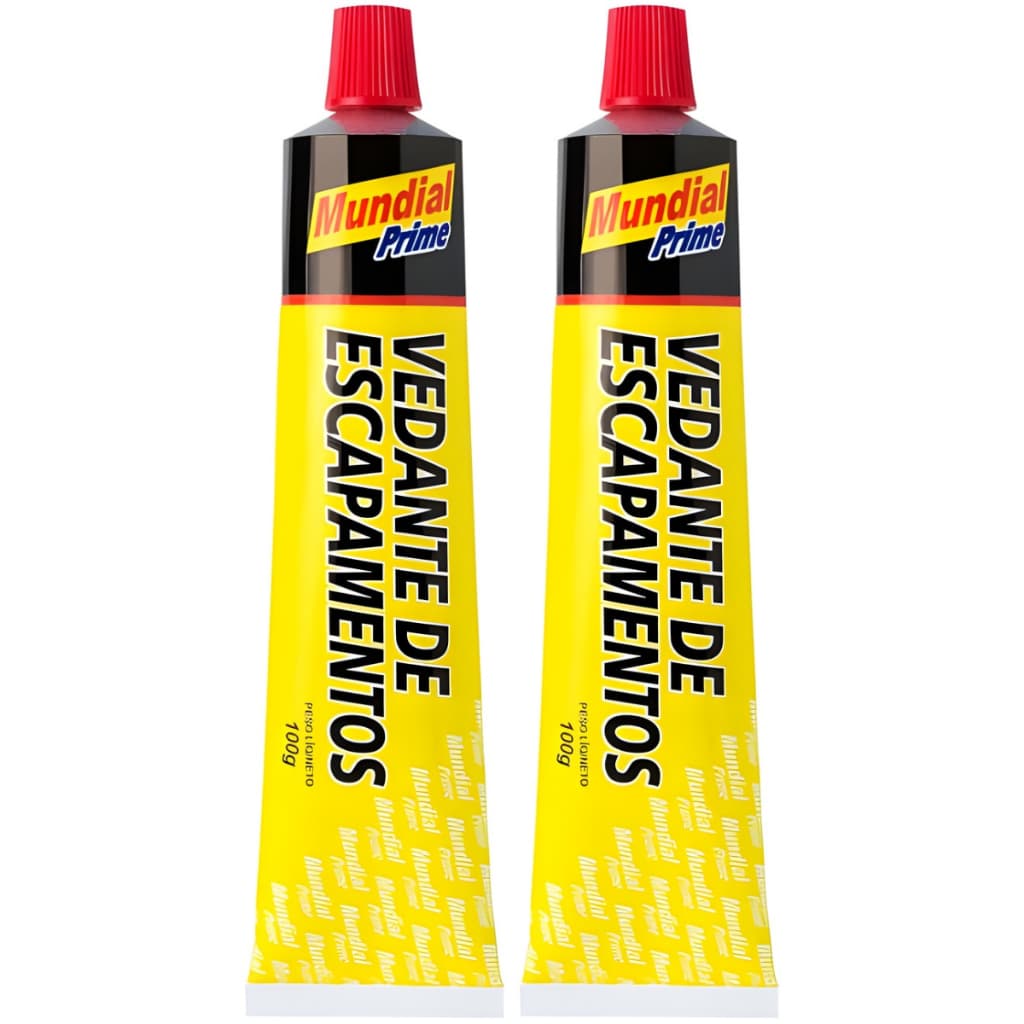 2 Adesivos Cola Veda Escapamentos 100g Moto Carro Caminhão