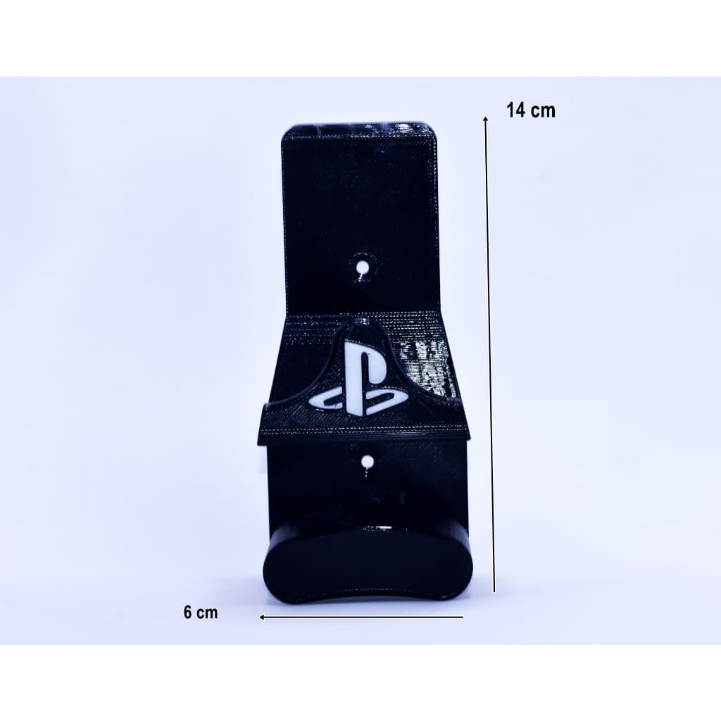 Suporte de Parede para Controle e Fone PS5 – Organização Gamer + Brinde Chaveiro Playstation