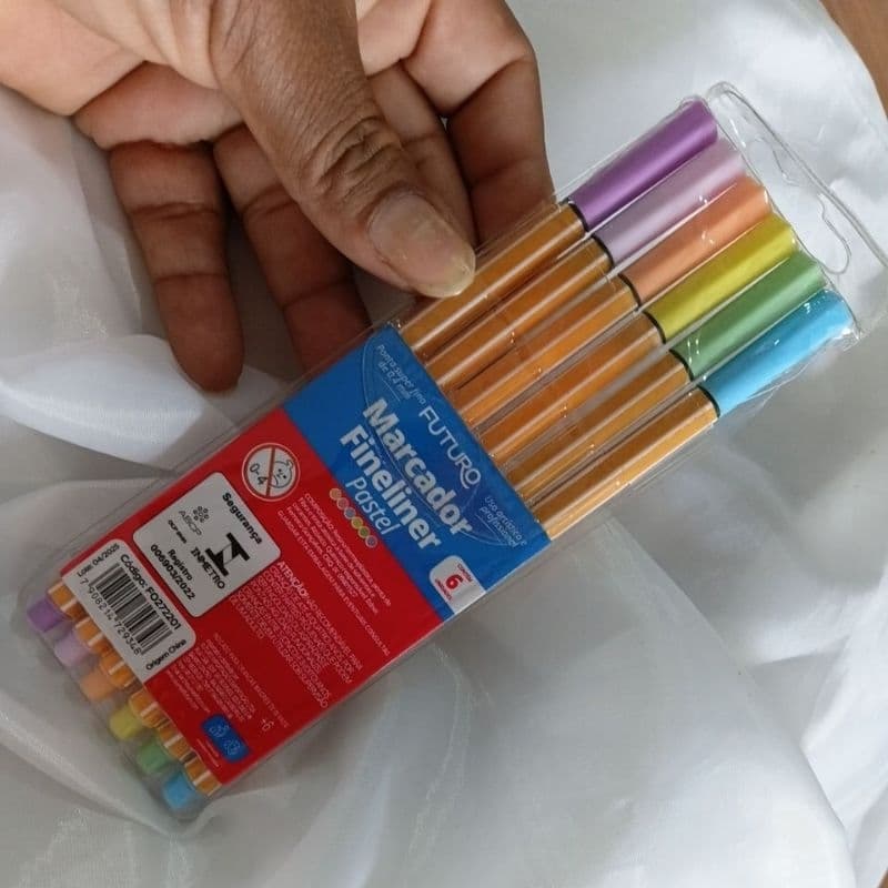 Marcador finalizar pastel  da futuro com 6 cores
