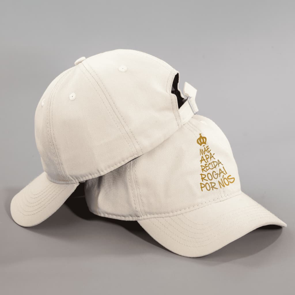 Boné Dad Hat Devoção Nossa Senhora Aparecida Aba Curva Use Young Unissex