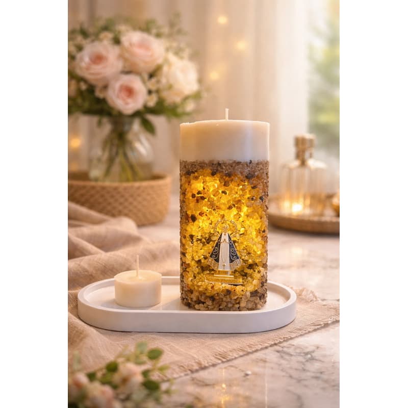 Vela Santuário Nossa Senhora Aparecida Aromática Artesanal