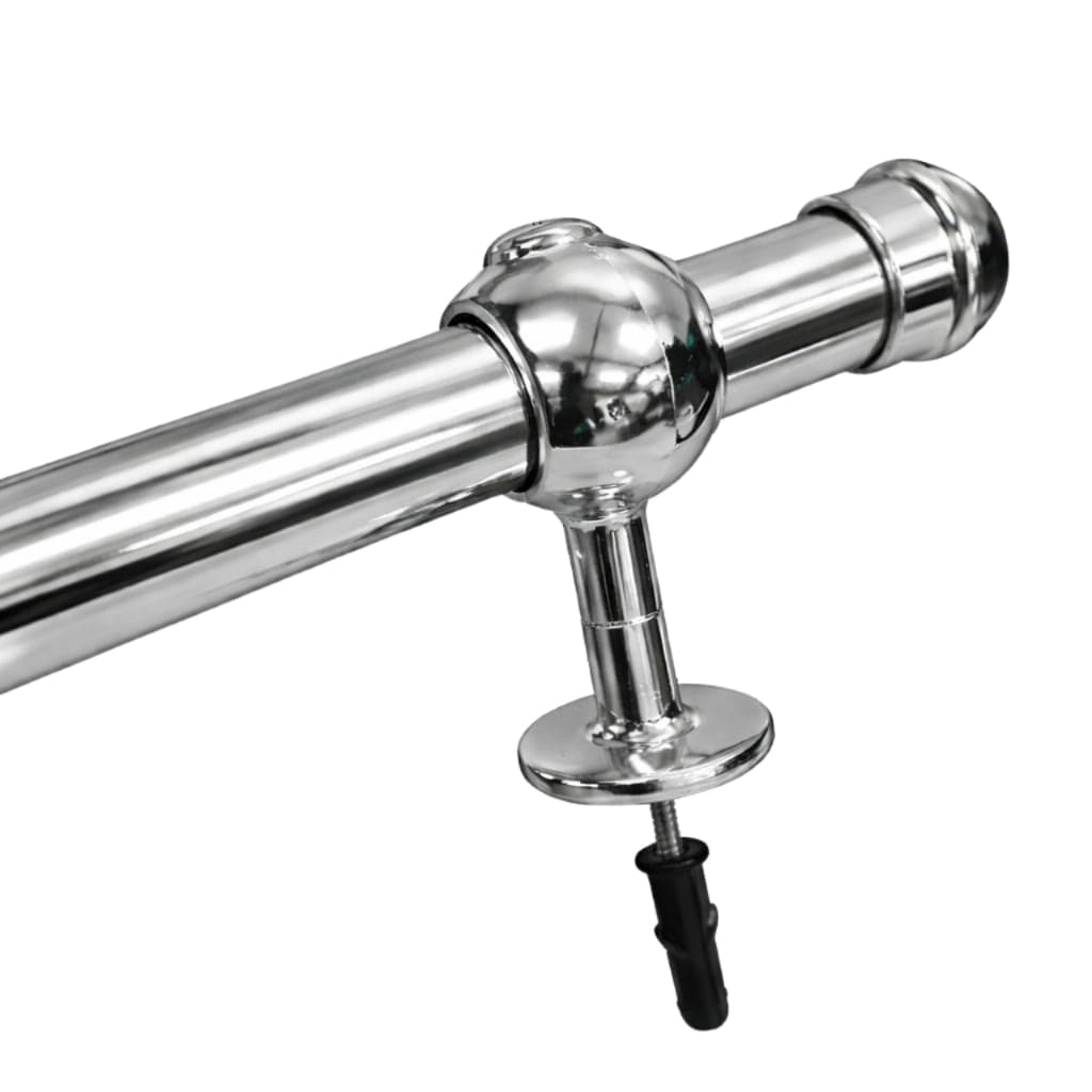 Varão de cortina Cromado 3,00 metros 28mm - Grosso D&E Decoração.