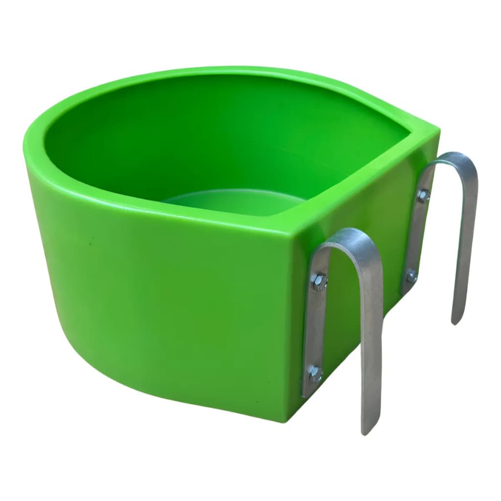 Balde Para Bezerro 8l Bezerreiro Polietileno Gado Verde