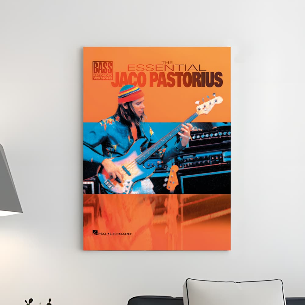 Quadro Decorativo Jazz Jaco Pastorius MDF 3mm Adesivo Vinil Alta Qualidade Quadro Jazz