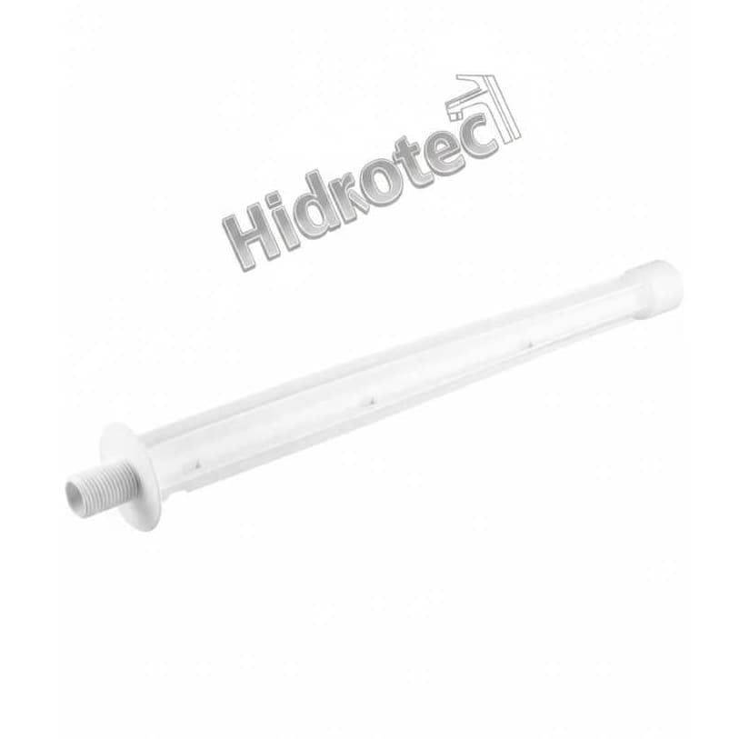 Braço Tubo Para Chuveiro C/Reforço 40cm Branco hidrotec
