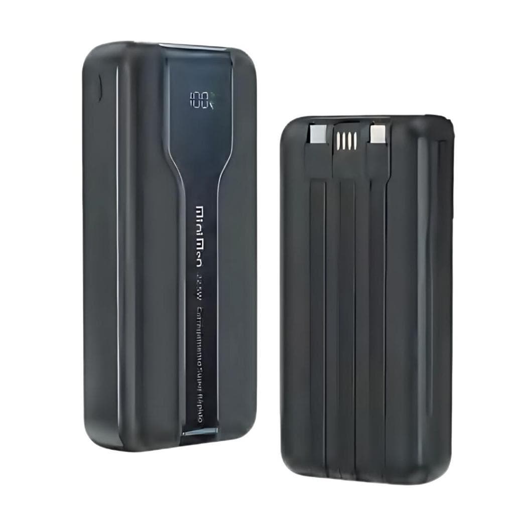 Carregador Portátil Power Bank Minimen 10.000mah Carregamento Rápido 22,5W