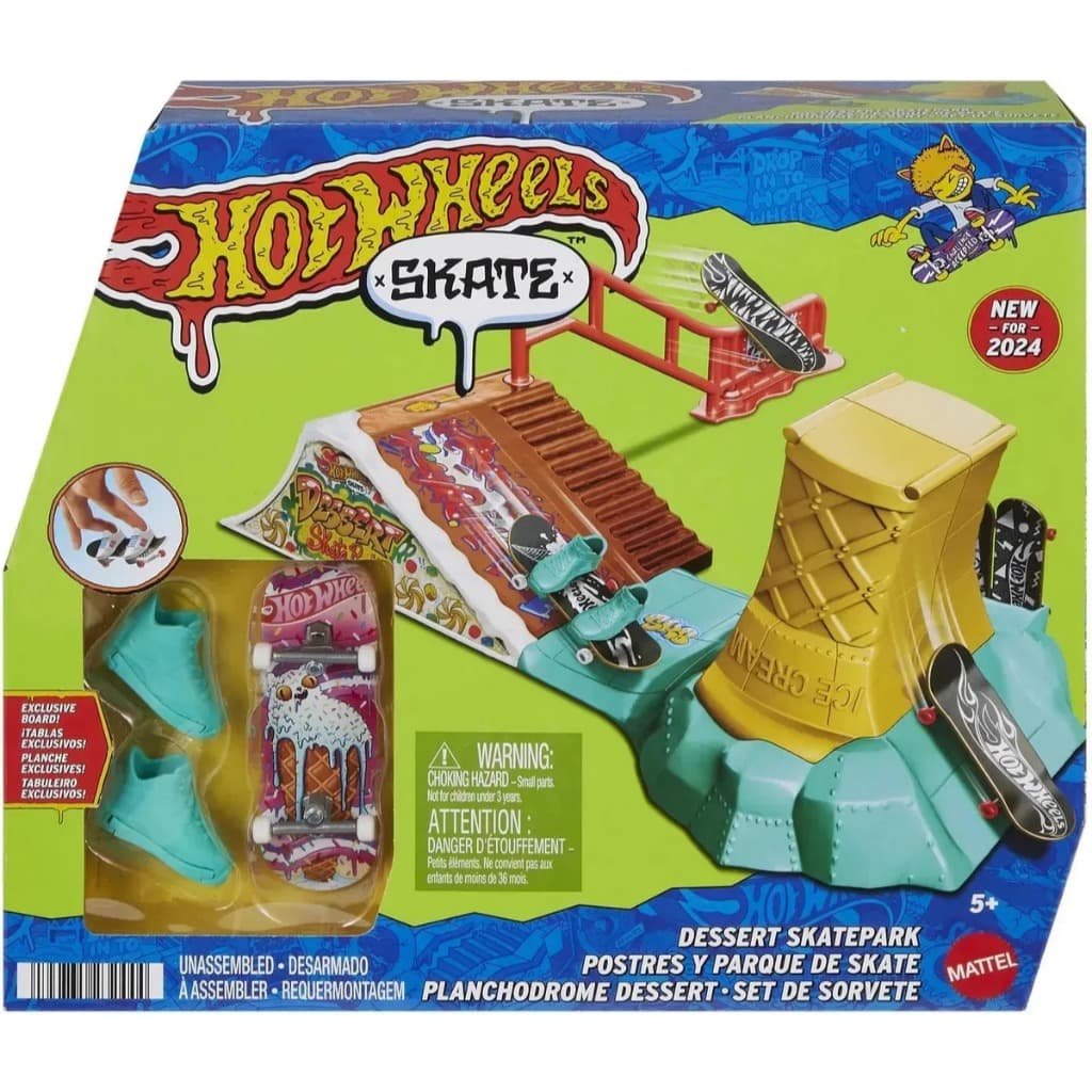 Parque De Skate Hot Wheels Skate Dessert Hxk91