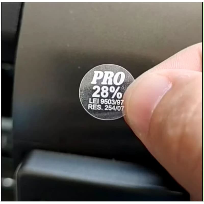Chancela PRO 180 unidades - Adesivo para Insulfilm - Película Automotiva - Profissional