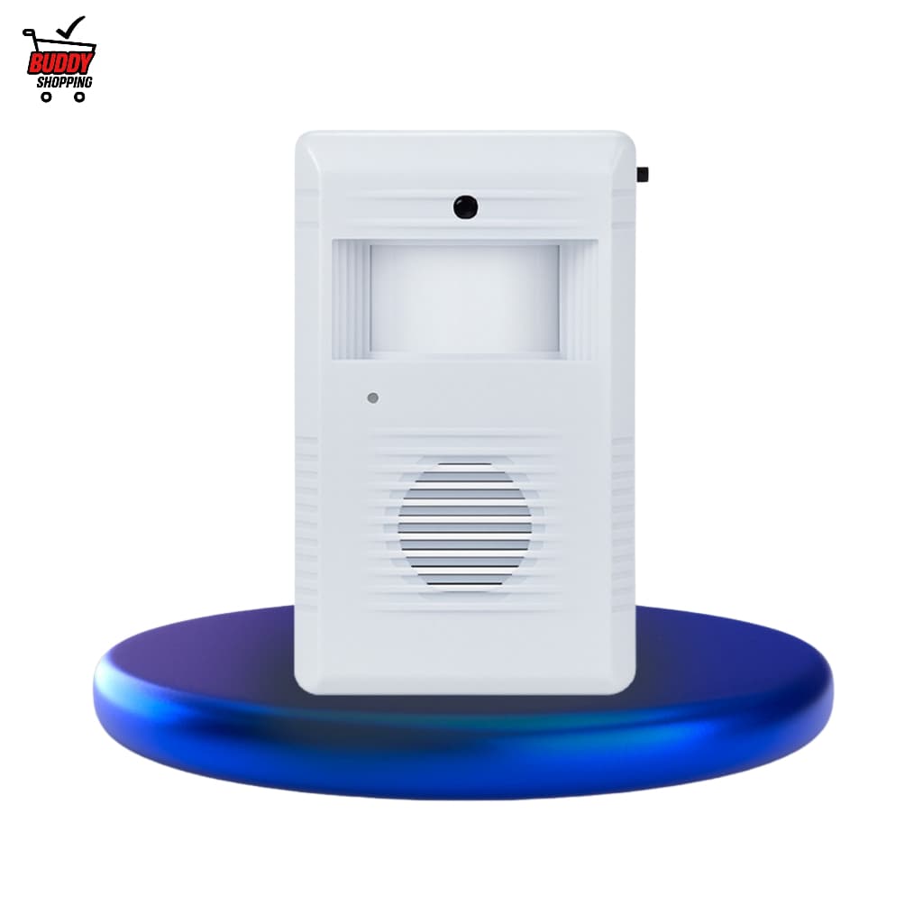 Sensor De Presença Campainha Alarme Detector Movimento Casa