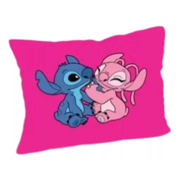 Fronha estampada Lillo e Stitch para menina ou menino 70 cm x 50 cm