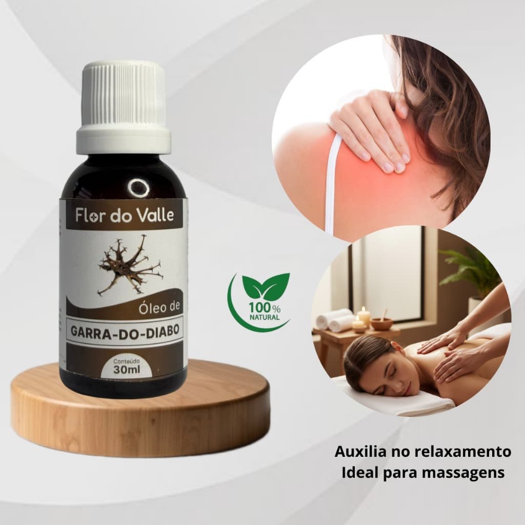 Óleo de Garra-do-Diabo - Flor do Valle 30ml