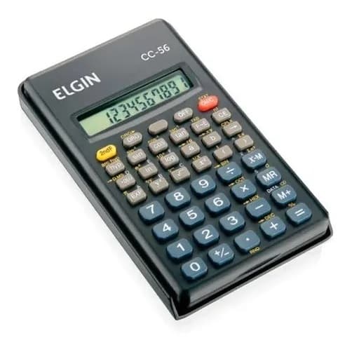 Calculadora Cientifica Com 56 Funções 10 Dígitos Preto Elgin