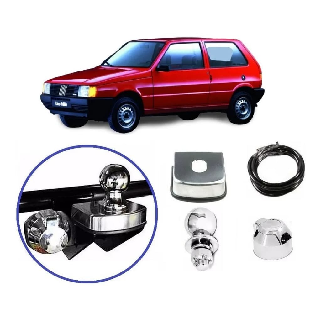Engate Reboque  Fiat Uno Até 2000