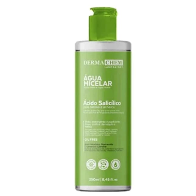 Dermachem Água Micelar Facial Pele Oleosa Ácido Salicílico 250ml