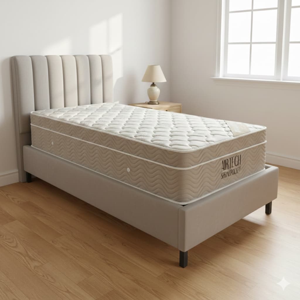 Colchão Airtech Spring Pocket Solteiro (88x188x25) - Ortobom