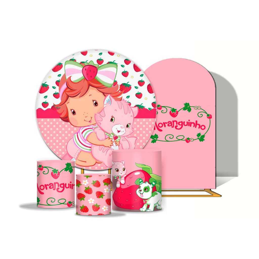 Kit Capa De Painel Romano + Capa De Cilindros Painel Para Aniversário Infantil com design moderno e uso prático