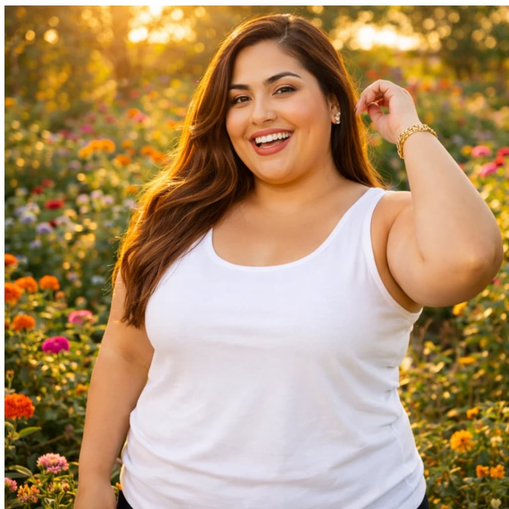 Regata Plus Size Feminina Blusa Básica Viscose com Elastano Premium Confortável G1 ao G5 Verão Lisa Elegante - Branca
