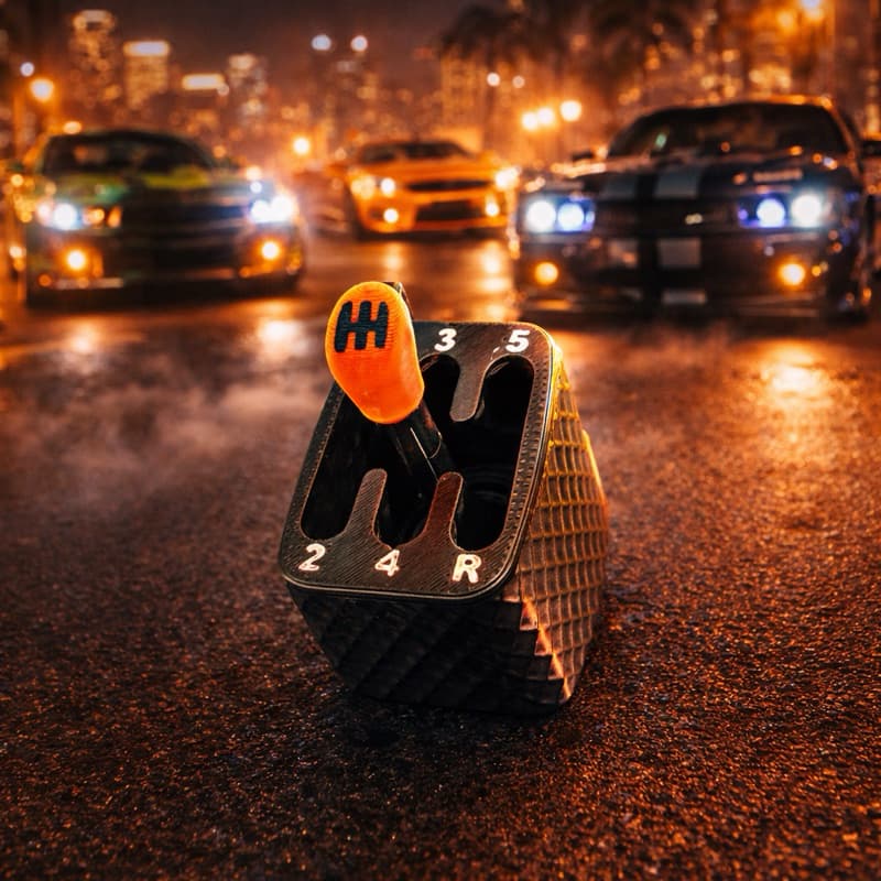 Mini Alavanca de Câmbio Decorativa | Câmbio Manual Miniatura | Decoração Automotiva | Presente Criativo para Homem