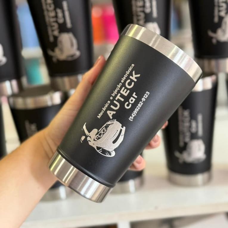 kit 10/15/20/30/40? copos 473ml térmicos personalizados com sua logo ou nome