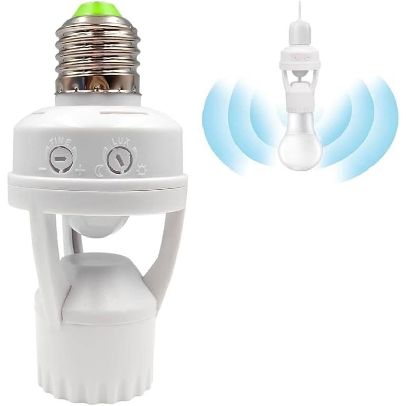 Sensor de Presença | Bocal Suporte para Lâmpada Movimento 360 - BIVOLT - Sensor de Presença