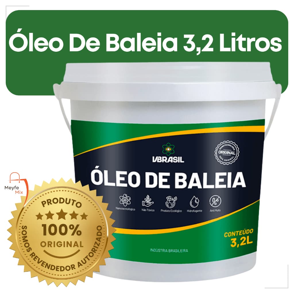 Impermeabilizante Óleo De Baleia 3,2 Litros VBrasil Original