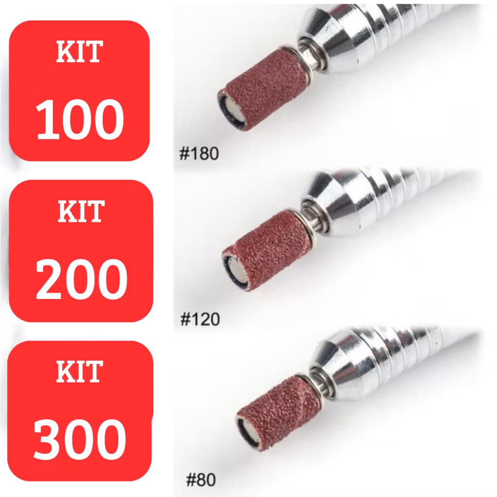 Refil Lixa para Lixadeira Elétrica com Várias Gramaturas para Diferentes Finalizações