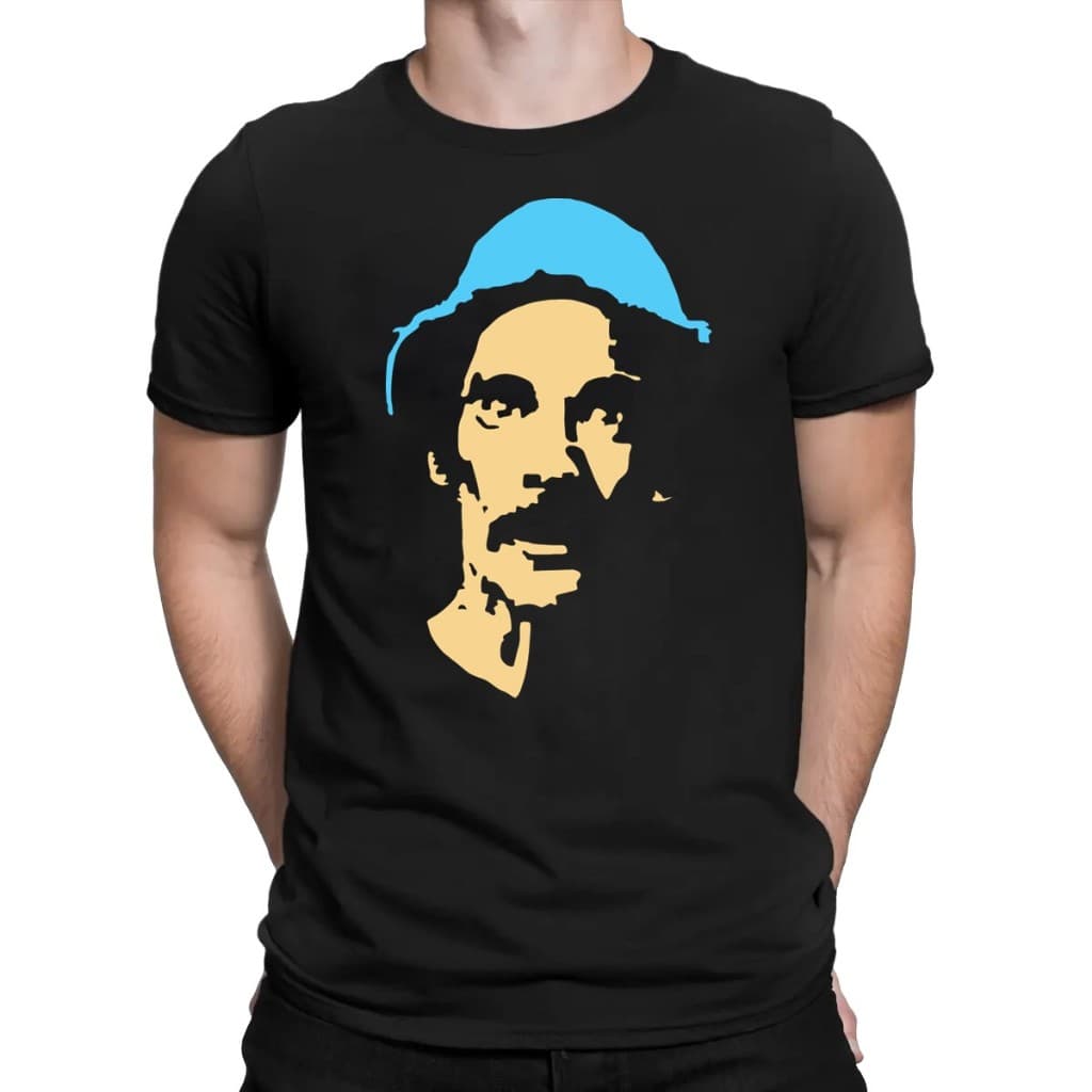 Camiseta Seu Madruga Chaves 100% Algodão Fio 30.1 Penteado Unissex T-Shirt Retrô Estampada Casual Top