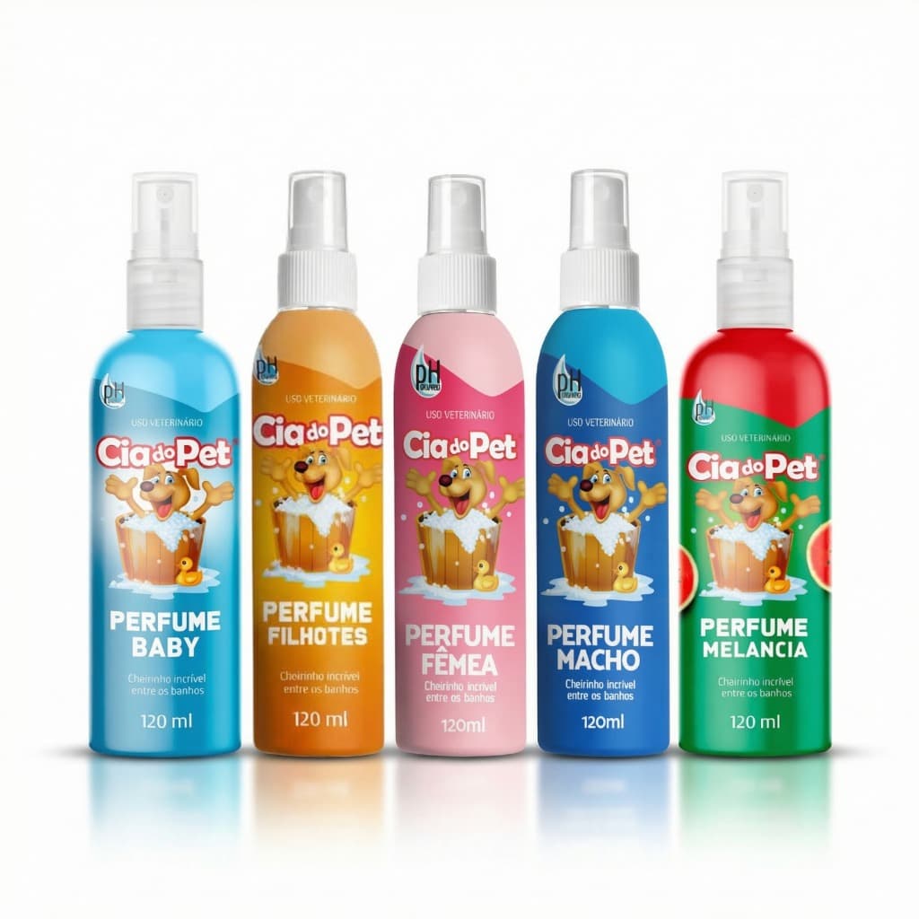 Perfume para Cães e Gatos Cia do Pet - 120ml
