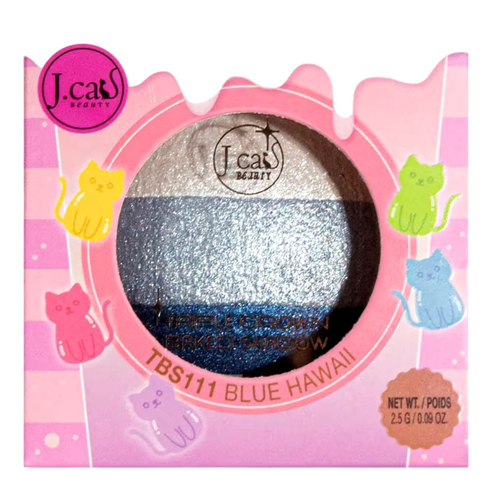 BELEZA MINHA | Sombra J.Cat Beauty Triple Crown Baked Eyeshadow – Brilho e Dimensão em 3D