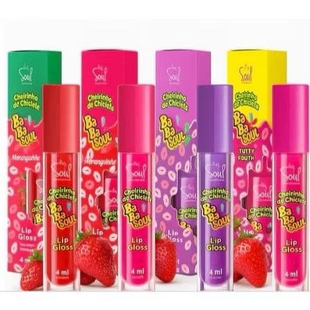 Lip Gloss Cheirinho de Chiclete – BabaSoul