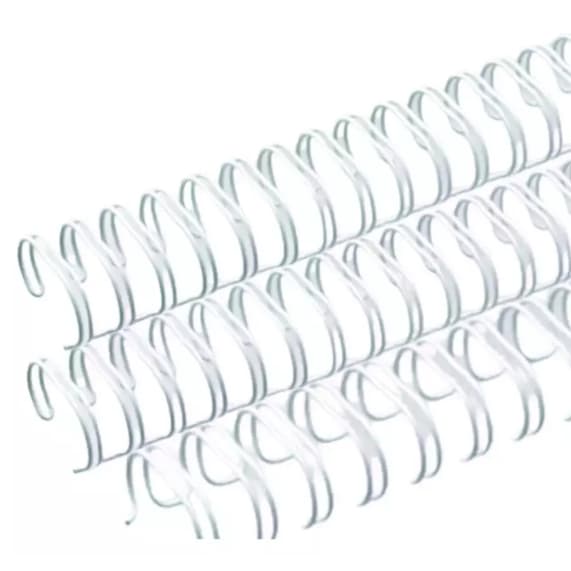 Wire-O Branco para Encadernação 2x1 A4 1¼” | Até 270 Folhas | Envio Imediato