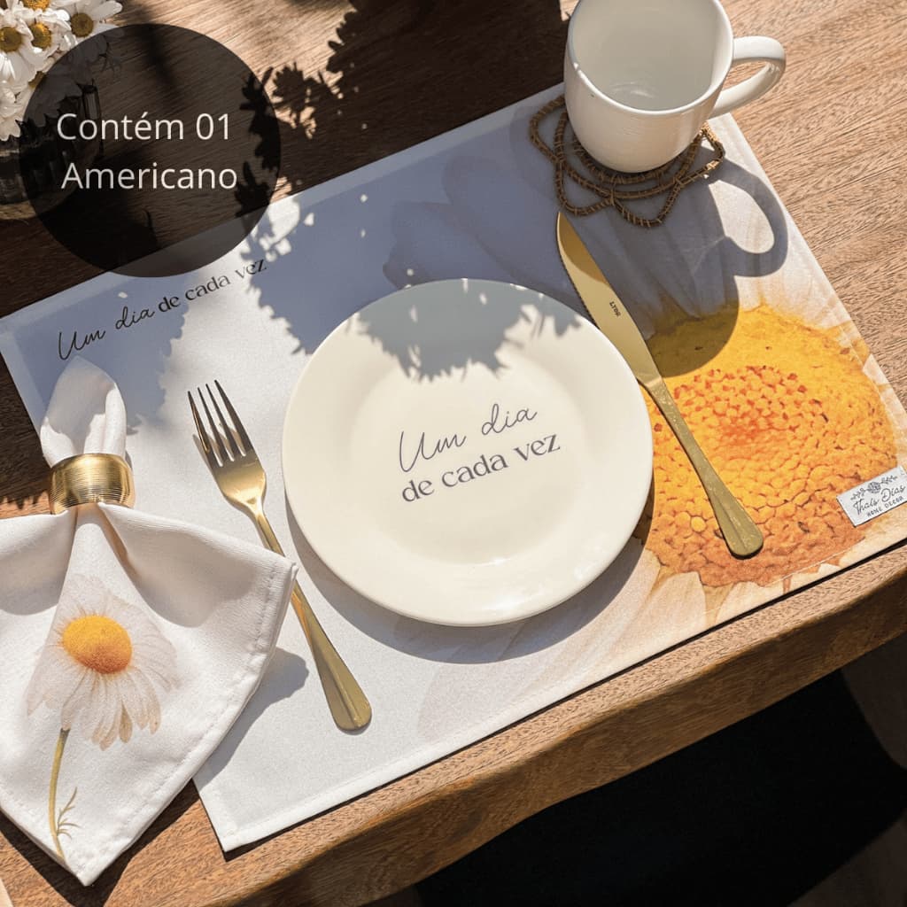 Americano Impermeável - Coleção Margaridas