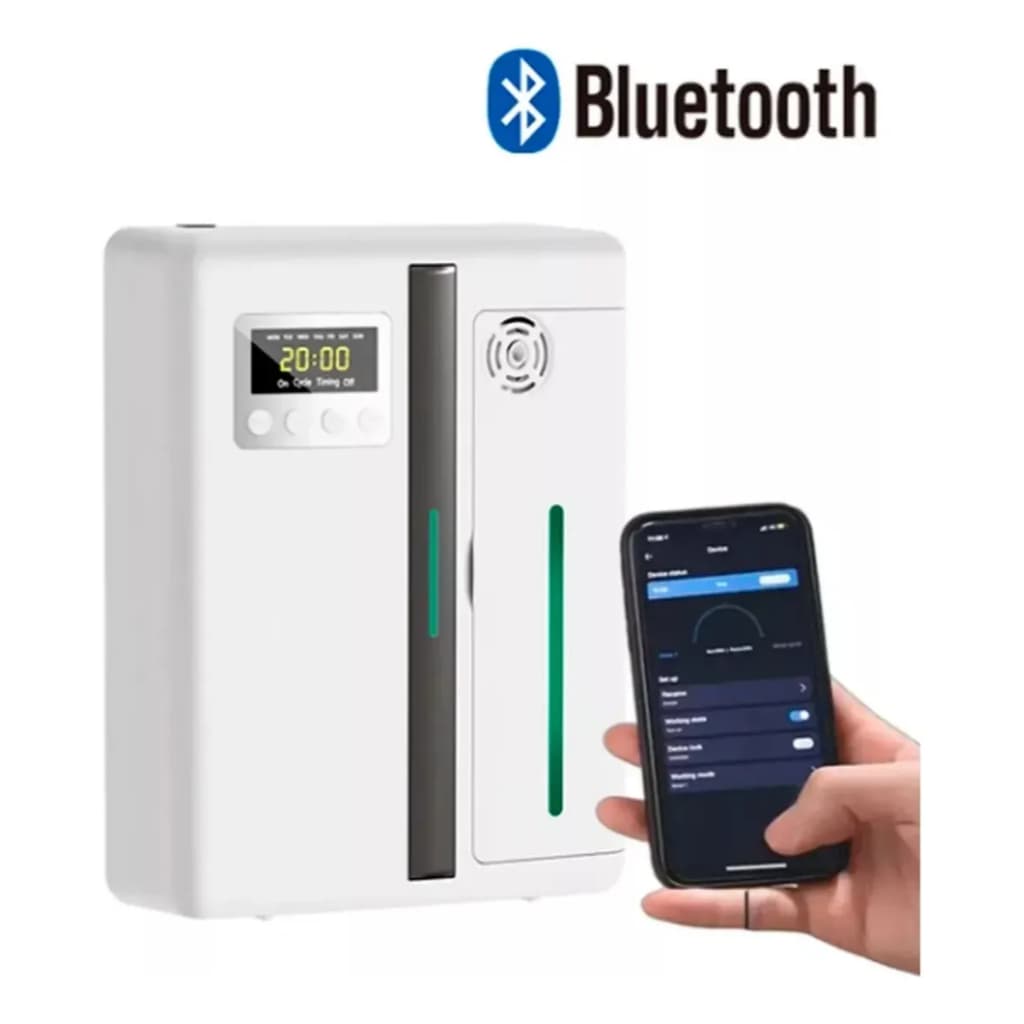 KIT 10 Aromatizador Ambiente Difusor Automático Climatizador Bluetooth Elétrico Fragrância Essência