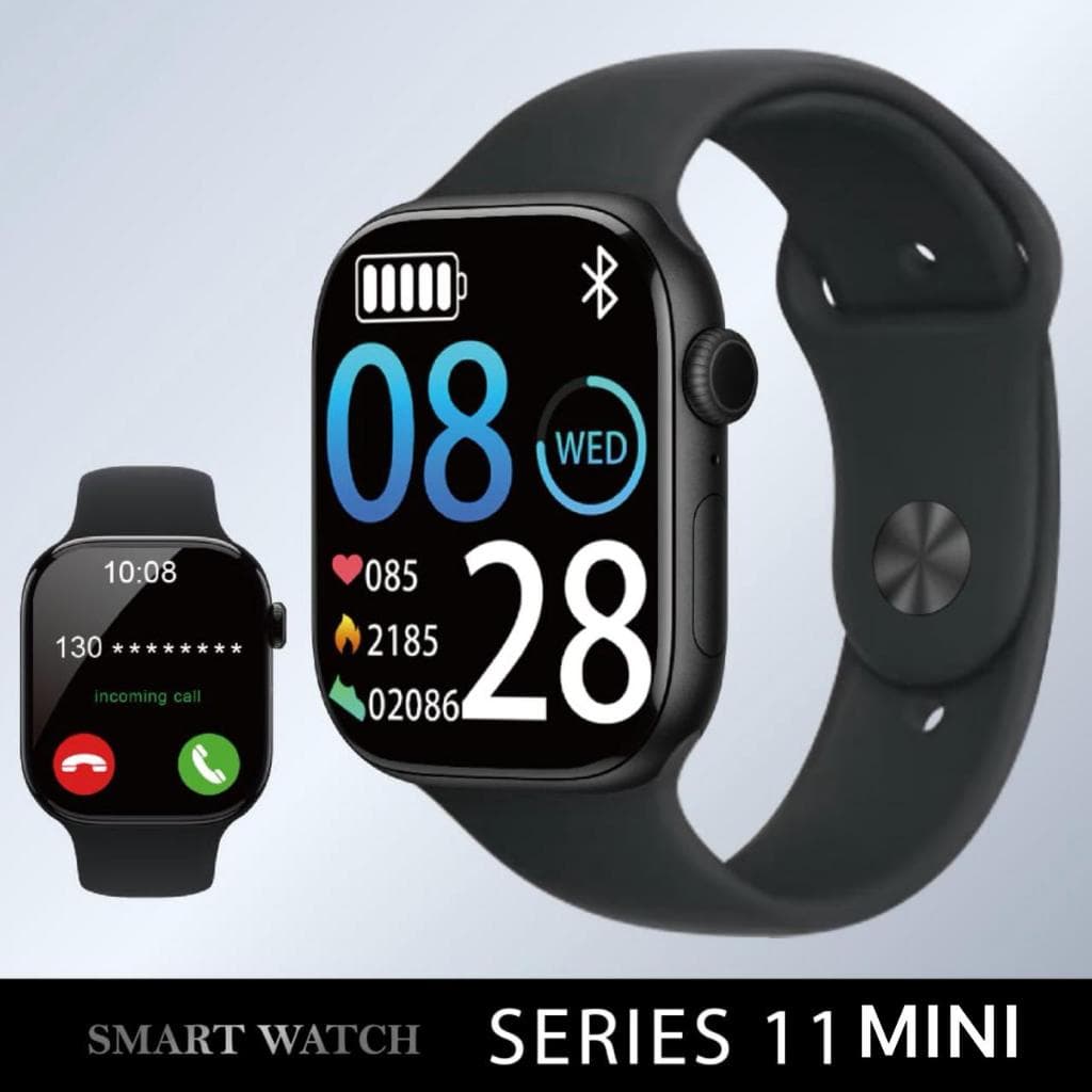 Smartwatch Relógio Mini Séries 11 Tela Amoled 38mm/41mm +2 Pulseiras