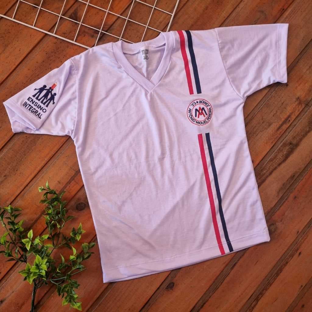 Camiseta E.E.Antonio Miguel Pereira Júnior. Sorocaba, unissex, escolar.