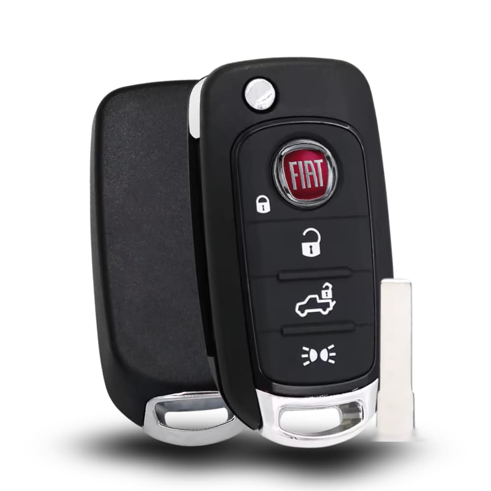Chave Canivete Carcaça Fiat Argo Cronos Toro 4 Botões