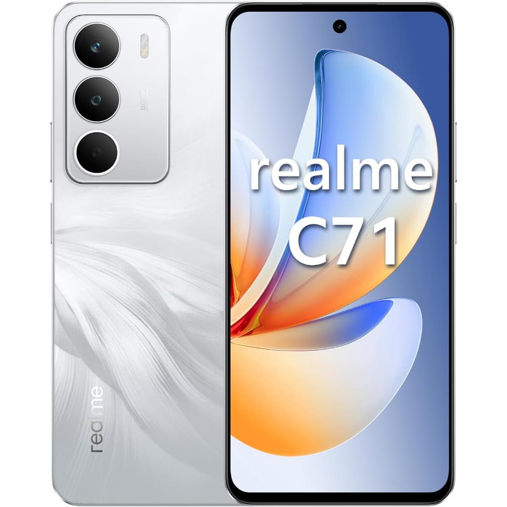Celular Smartphone Realme C71 NFC 4/128gb Versão Global (COM CAPINHA E PELÍCULA DE CORTESIA) WHITE SWAN