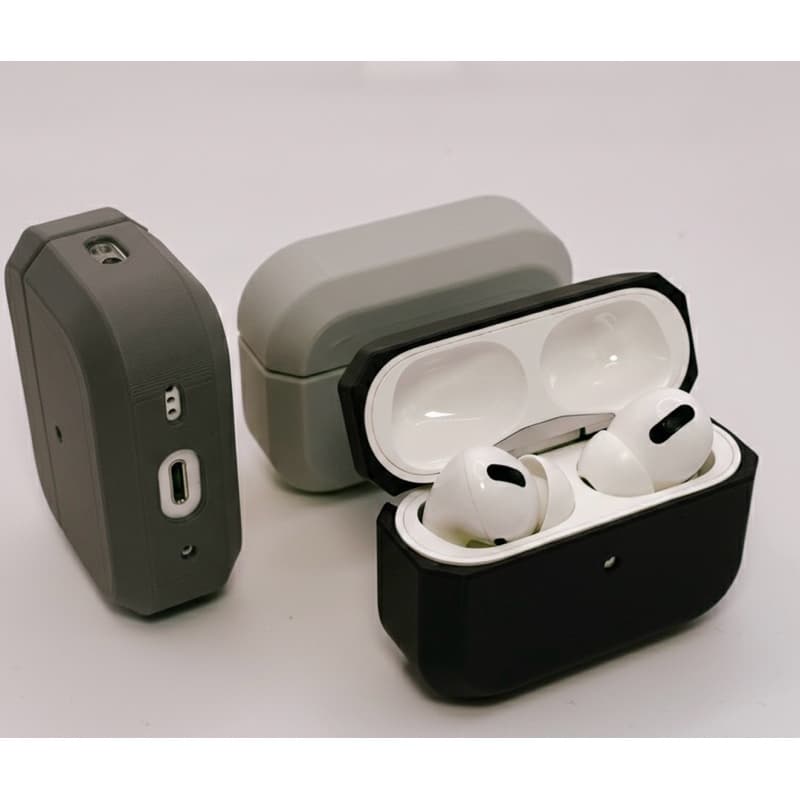 Capa protetora para AirPods Pro 2 e 3 liso ou colmeia